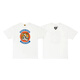 Lee Kids Japanese Retro English Letters Cartoon Imprimé à manches courtes à manches courtes en bambou T-shirt en vrac 3890 noir M