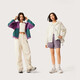 Li-Ning-Sportjacke für Frauen Windbreaker Fitness 2025 Sommer Reflexion Lose Casual Sports Dünne Jacke Afdvc06 Crystal Purple Light Cream Yellow Afdvc06-1 s