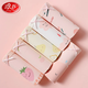 Langsha children's underwear girls class A cotton light breathable baby girl student baby cute boxer briefs 6 pairs 170