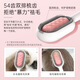Crazy owner’s water-injected cleaning and hair removal comb. Water-injected cleaning comb can add no-wash essence. Dog and cat comb with pink short hair.