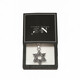 Six-pointed star pendant, titanium steel men's necklace, trendy, non-fading, European and American fashion, hip-hop style, niche jewelry, versatile Hexagram star necklace