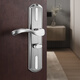 Zaihu Lock Door Lock Squinment Один язык дверной замок для дверей домашняя спальня универсальная комната крытая деревянная дверь ручка дверной дверь 50 тарелка из тиревой стали 13548 Медная пластина