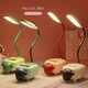 USB plug-in table lamp LED desk lamp mobile phone holder pen holder cartoon desktop ornaments children's gift night light cute little desk lamp kindergarten Children's Day gift cute pet lamb + pen holder function + plug-in style random color