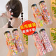 
Children's rubber band cute girl baby chirping her hair without hurting her hair elasticity good headband rubber band thumb hair ring [40 pieces random style]