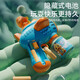 Fully automatic electric bubble blowing machine gun water children Gatlin handheld toys boys and girls wedding birthday gifts Windmill bubble machine-blue
