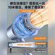 Xiaomi YouPin Suministro sobrealimentado Filtro de la cabeza del mar grifo Super Baño Hardware Flower Baño de ducha Presurizado 1047 Filtro azul de cinco etapas Enviar nano filtro*5