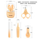 Haoyibei Baby Nail Clipper Set Newborn Baby Toddler Children's Nail Clipper Anti-Pinch Nail Clipper