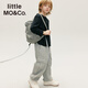 little MO&Co.凉感防晒防螨 little moco童装25秋装新款儿童长袖t恤亲子装上衣 黑色 凉感防晒防螨 160 160/76