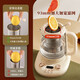 Rongshida Health Pot Verre Full Verre Multi-fonction Full Automatic Cuideur à thé STANG POT INTÉRÉSIRMÉE Deux-en-un Small Full Automatic Constante Temperature Pot Electric Hot Kettle 1,5 L Glaze en titane / ragoût gratuit Casse / YSH1585D