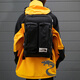 北面（The North Face）运动潮流Logo拉链开合再生聚酯纤维背包双肩包常规男女同款情侣款 黑色
