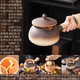 Fat Dong Lai buys dry-fired pots, teapots, clay pots, milk tea, flower and fruit tea, stir-fried tea, roasted milk, stewed pears around the stove, small gradient coffee stone scoop pots and pots, inner enamel 750 701mL (inclusive)-800mL (inclusive)