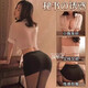 
ROSELEX thong men's sexy lingerie suit sex toys couples stimulating eight-piece underwear for women and pure desire men hot lace-up secretary suit [top + short skirt + T-pants] give model socks one size [80 -130Jin [Jin equals 0.5 kg]]