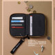 
Ono Echo Peripheral Passport Clip Ticket Clip Integrated Package Travel ID Storage Denim Zipper Travel Card Package Ono Passport Clip [1]