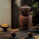 Cocinar té en la estufa, uso en el hogar, té hirviendo, agua hirviendo, puro lado de barro de roca de lana a mano mango de leña de gran capacidad, tetera rongtian elaboración de cerveza, modelo de mano izquierda chaiyao 16813 conciencia 1080ml 701ml (inclusive) -800ml (inclusive)