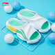 Li Ning Sports Slippers Automne 2025 Nouveau basket-ball hors terrain Place extérieure extérieure Sandales décontractées à semelles épaisses, Green émeraude fluorescent standard 43,5 (adapté à 43-43,5)