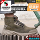 Western Region Camel (Vancamel) Arbeitsschutzschuhe für die High-Top-Frühlings- und Sommer-Anti-Smashing und die Anti-Pub-Puntertion-Anti-Puntert-Stahlkopf sowie samtige Isolationstätte Arbeitschuhe 693 Brown High-Top-Anti-Smashing und Anti-Smashing und Anti-Smashing Kevla Mid 36