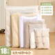 Baiyite travel storage bag transparent sealed bag plastic organizer bag waterproof clothing packaging bag 18 pieces packed with 6 large 6 medium 6 small