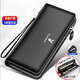 AIOSC Wallet Men's Clutch Zipper Wallet Кошелек водительской лицензионной короб