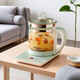 Hemisphere (PESKOE) health kettle, kettle, thermostatic kettle, teapot, teapot, integrated glass, fully automatic, small home, multi-functional office, large capacity 1.8L green, green 1.8L hemisphere health kettle with egg rack