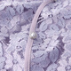 
OLJ light luxury brand dress for women 2025 summer new slim Chinese style cheongsam versatile acetate lace skirt Violet M