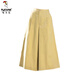 Pantalones de algodón y lino de algodón y lino de pájaro carpintero para pantalones de algodón de verano de verano Pantalones de falda informales literarios de la cintura delgada de las mujeres.