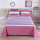 Quying Pure Cotton Old Coarse Clothing Bedding Sheet Thickened Cotton Line Canvas Summer Cool Sleeping Single Three-piece Set Large Bedding Single SN6296 Tungsten Dark Blue 130cm*230cm 1 meter bed] One Bedding Sheet