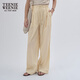 Teenie Weenie [Lycel Blend] Bear Women's Vêtements 2025 Été Nouveau pantalon yamamoto mince Pantalon décontracté Light Khaki M