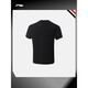 Li Ning Honor Series丨T-shirt Men's 2025 Summer New Fashion Comfort Short-Sleeved T-shirt ATSV693 Black-3 L (175)