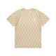 MLB couples' old-fashioned T-shirt casual short-sleeved same style 2024 summer new T05 DT-9923 khaki S