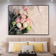 
Yonghuan bedside stickers wall stickers living room background wall decoration painting self-adhesive wall painting bedroom dormitory homestay stickers wallpaper waterproof Tulip-TH-1349 Ultra-small width 55x height 40cm