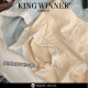 King Winner King King Winner Modal Altewer Modal Waist Warste para mujeres Simple 2025 NUEVA GIRL CANDADOR EL CAMINO COMPLETO DE COLOR SIDABLE CASA ALTABLE SIN TRAME 6-9930 DARK PIELLO + MECHO GRIS + AZUL DE HAZE (3 3 M (85-110JIN [JIN iguala 0.5 kg])