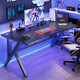 Yiman E-Sports Desk Computer Desk Desktop Home Bedroom Double Desk Work Table Game Learning Writing Book Table