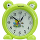 Creative cartoon little frog boy alarm clock cute child female student with internet celebrity desktop green watch ornament emerald green