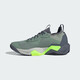 阿迪达斯 （adidas）男款RAPIDMOVE ADV 2 TRAINER M百搭减震透气轻便低帮运动篮球鞋 JH6167 绿色 44
