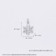 Beijing Gold Trading Center Co., Ltd. Platinum Pendant pt950 Solid Winter Snowflake Platinum Pendant Necklace Birthday and Mid-Autumn Festival Gift for Girlfriend and Wife About 2.86g