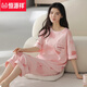 Hengyuanxiang-Pyjamas für Frauen im Sommer Baumwolle 2025 Neue kurzärmelige koreanische süße Sommer-Heimkleidung Sommeranzug 9854 Baumwollanzug M Empfohlen 80-100jin [Jin gleich 0,5 kg] zum Tragen