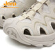 Jeep Jingdong Outlet Adult Men's and Women's Summer Baotou Anti-slip Sole Mesh Open Heel Beach Sandals Sand Color 44