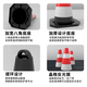 Mainotchi rubber and plastic road cone barrel round reflective warning parking construction roadblock pile ice cream cone warning sign 70 styles with ring