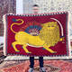 
Yonghuan Lion Handmade Wool Tassel Bedside Blanket Entering Nomadic Art Tapestry Persian Thickened Carpet 693 1.45X1.93M 1 piece