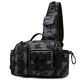 
Multifunctional Luer breast bag large waist bag tactical crossbody fishing fishing bag pole bag outdoor backpack black scorpion CP color
