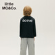 little MO&Co.凉感防晒防螨 little moco童装25秋装新款儿童长袖t恤亲子装上衣 黑色 凉感防晒防螨 160 160/76