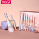 Meisi Kou (msQ) Zhou Zhouzhen's cute co-branded model MSQ/8 pieces Zhou Xiaomeng makeup brush set complete set of eye shadow brushes Zhou Xiaomeng (brush bag style) 8 pieces man-made fiber