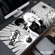 
Ruqinlian cool comics e-sports mouse pads for extra large men's personalized workstation office computer desk pads rubber pads keyboard pads smooth thickened lock edge wrist pads non-slip and wear-resistant 15929 red BOOM length 600mmX width 300mmX thickness 2mm