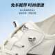 Siete lobos zapatos para hombres zapatos deportivos genuinos de cuero 2025 Summer nuevos zapatos de cuero para hombres de un pie de piel suave zapatos casuales blancos blancos blancos/azul 9854 [paño golpeado, transpirable y a prueba de olor] 42