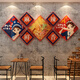 Chengliu Hot Pot Restaurant Mur Decoration National Trend Style Disposition Internet Restaurant Chuanchuan Restaurant Private Chabe Barbecue Sticker Creative Mural 13582 Spicy Fresh Fragrance - Picture Color 10mm Chevrolet Small