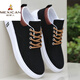 
Woodpecker men's shoes summer versatile shoes men's sports and casual soft sole breathable canvas men's singles Z898 khaki (flat sole) 38