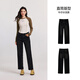 Semir sen soft denim | jeans women's fleece trousers girls winter semi-elastic waist straight pants 103724124002