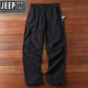 Jeep Spirit Jeep Function Nylon Fabric Function Nylon Ultra-Light y delgada Flin Bread Breathing Loose Fasting Sports Sports Pantalones de ocio 9765 White M 120-140Jin [Jin equivale a 0.5 kg]