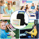 Grenzüberschreitende Kinder große englische Tablet-Lernmaschine Kinder denken iPad frühe Bildungsmaschine Spielzeug Geschenk Pink Pink