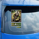 Star Duke Odebiao Banane Personalisierte Zitate kopieren positive Energieleben kreative Textauto -Aufkleber Banane auf der Rückseite - Groß 3524 cm